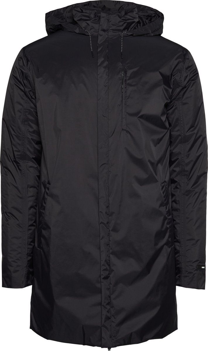 Rains Padded Nylon Coat Women's Jacket - Size L - Black