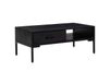 Maison Exclusive - Table basse, noir, 90x50x35 cm, pin massif