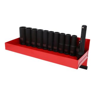 KS Tools 1/2" Zeskant Krachtdop Set, Lang, 13-Delig