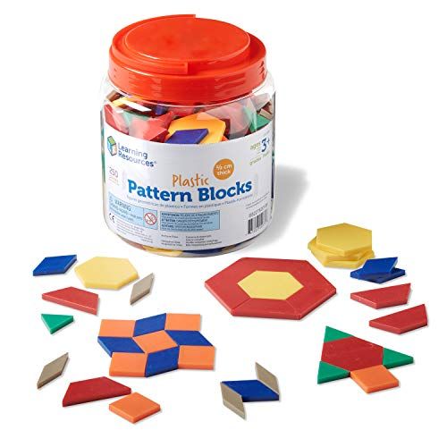 Learning Resources Plastic Patroon Blokken 0.5cm