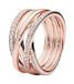 Pandora Ring Heldere zirconia rose kleurig