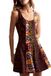 Desigual robe de cocktail multicolore