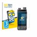 BROTECT Screenprotector 3 Stuks pour Hytera P60 Verre de protection transparent