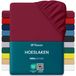 Drap-housse pour lit français 140 x 200 cm en 100% Coton