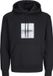 JACK&JONES JORVESTERBRO NEWTON BOXFRONT SWEAT BF LN Heren Sweater Zwart M