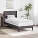 Maison Exclusive - Cadre de lit avec bandes lumineuses LED, gris, 80 x 200 cm, simili cuir