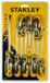 STANLEY, Ensemble bi-matériau 8 tournevis, Jaune/Noir. STHT0-62148