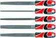 YATO Jeu de limes en acier 250 mm 5 pièces