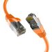 Orange CAT8.1 Patchkabel 2m RJ45 S/FTP PIMF LSZH 2000MHz 40GB Netzwerkkabel