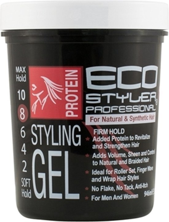 Eco Styler Protein Styling Gel-Krullend Haar-473ml