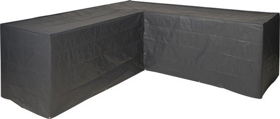 Nature hoes voor tuinmeubels L-vormig PE 250x90x90 cm 6031612