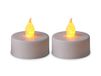 Led-theelichtjes, Star LED Theelicht "T-Light", 2 stuks, Flickering White, incl. Batterijen Blister met
