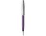 Parker Sonnet Balpen Metaal Violet Lak Palladium Afwerking Medium Penpunt Zwarte Inkt Geschenkverpakking