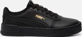 PUMA Carina L Dames Sneakers - Leer - Zwart/Goud - Maat 36