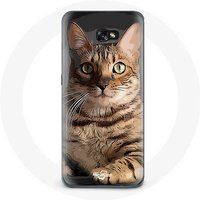 Maniacase Hoesje voor Samsung Galaxy A5 2017 Bengaals Kattenras