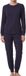 Ammann Dames pyjama Mix & Match lange mouw Effen night sky 50% Katoen, 50% Modal XXL