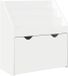 vidaXL Kinderboekenplank - Hoogglans - wit - 60 x 29,5 x 69 cm - Bewerkt hout