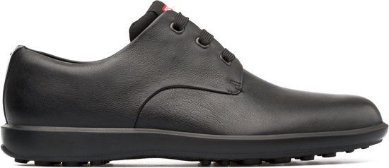 Camper Zwarte Veterschoenen Heren 41 - Leer - Vierkante neus - Casual schoenen