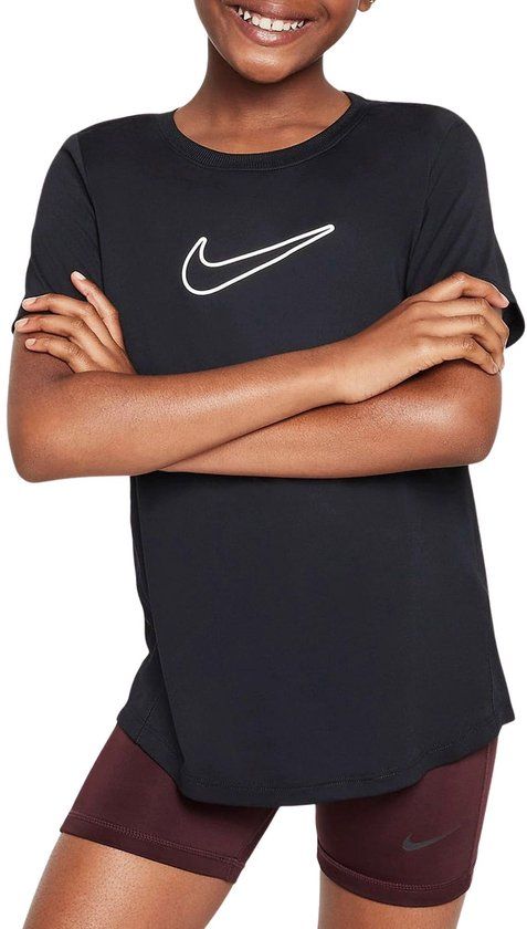 Nike One Fitted Dri-Fit Shirt Meisjes - Maat 140