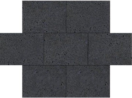 Merkloos Gardenlux Tegel carbon oud hollands 40 x 60 x 7 cm prijs per m2