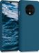 kwmobile telefoonhoesje geschikt voor OnePlus 7T - Hoesje met siliconen coating - Smartphone case in mat petrol