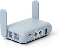 GL.iNet GL-MT3000 (Beryl AX) - Compacte Gigabit WiFi 6 Router voor Thuis en Reis - Dual Band, Repeater, Extender, Snelheid tot 3000 Mbit/s, Cascade VPN/IPV6/WPA3, 2.5G WAN-Poort