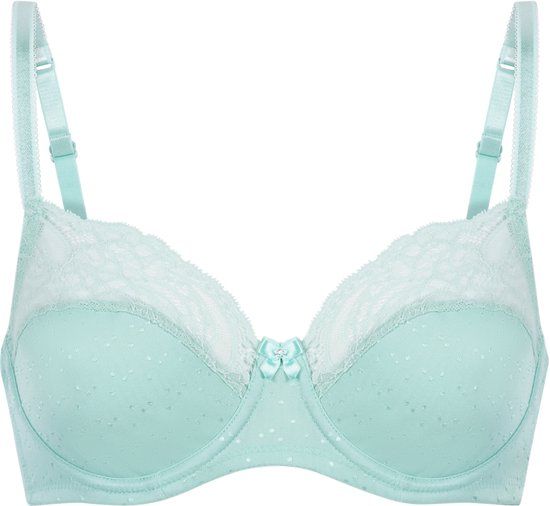 Hunkemöller Dames Lingerie Niet-voorgevormde beugel bh Sophie - Blauw - maat D80