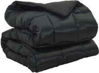 vidaXL couette d'hiver 135 x 200 cm 450 gsm noir