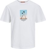 Jack & Jones T-shirt Homme Taille XL Blanc Coton