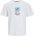 Jack & Jones T-shirt Homme Taille XL Blanc Coton