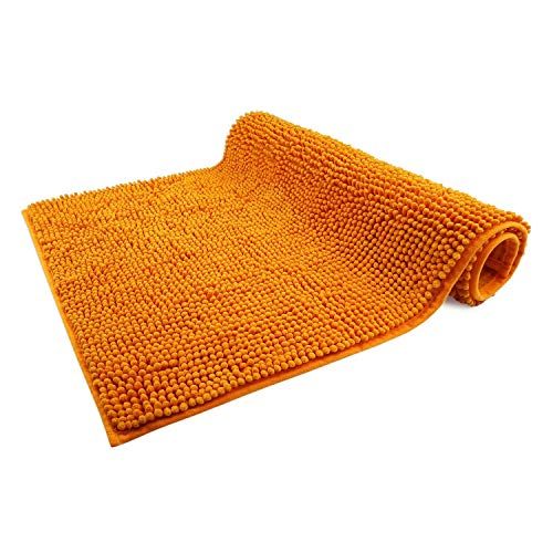 WohnDirect Badmat Oranje - Badkamer Tapijt - Antislip & Maschinewasbaar - 50x80cm