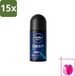 Nivea Men Deep Beat Déodorant Roller - 50 ml - 15 pièces