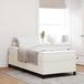 Maison Exclusive - Boxspringbed, couleur crème, 100 x 200 cm, revêtement en tissu cordura