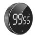 Relaxdays Keukentimer - digitaal - zwart - 7,5x3 cm - met alarm