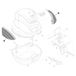 Givi Z1383R reflector rechts en links met witte folie