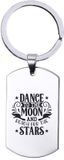 MC Living KadoExpress Sleutelhanger RVS - Dance To The Moon