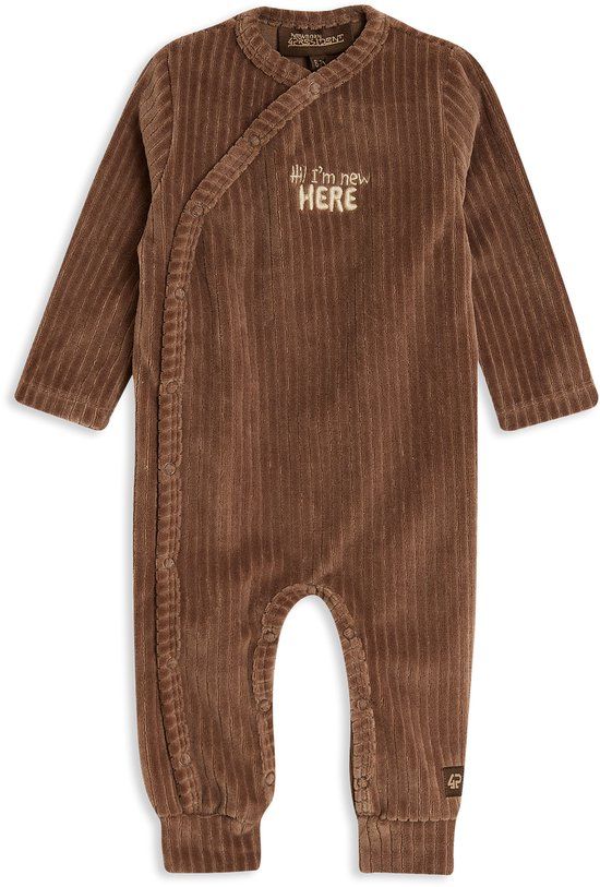 4PRESIDENT Romper - Brown - Maat 62