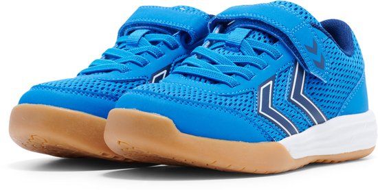 Hummel MULTIPLAY FLEX VC JR Unisex Sportsneakers Kinderen Blauw Maat 30