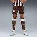 PUMA FC St. Pauli 25/26 short, Wit/Bruin, Maat 9-10Y