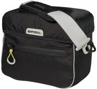 Basil Stuurtas Miles Handlebar bag 6L Black lime