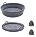 Ibenzoa® Moule et gants de cuisine réutilisables en silicone innovants pour Airfryer, micro-ondes et four - Lot de 2 pièces