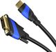 KabelDirekt 609224989148 video kabel adapter 2 m HDMI Type A (Standaard) DVI-D Zwart