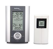 techno line WS 6710 Wetterstation silber-grau