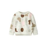 NAME IT MINI sweater met print - beige