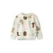 NAME IT MINI sweater met print - beige