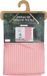 Urban Living Douchegordijn met ringen - oud roze - polyester - 180 x 200 cm