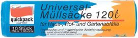 Budgetland OSMA-Werm GmbH Vuilniszakken Camping universeel - 120 Liter - 10 Stuks