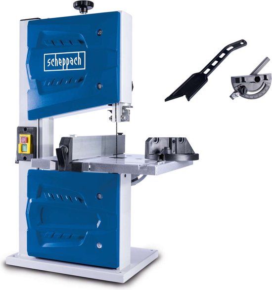 Scheppach Lintzaagmachine HBS25 - 350W - 1400mm - Zaagsnelheid: 880 m/min - incl. verstelgeleider & duwstok