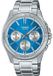 CASIO MTP-1375PD herenhorloge, donkerblauw, quartz, analoog, roestvrij staal