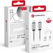 Forcell câble USB-C vers Lightning, 27W, 1 mètre, acier, pour iPhone